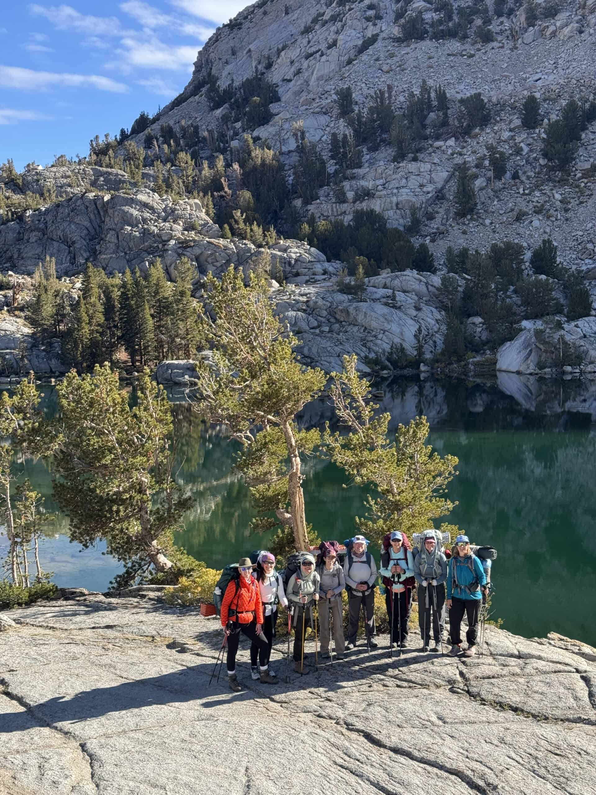 Guests enjoying our Blue Lake Backcountry Basecamp
