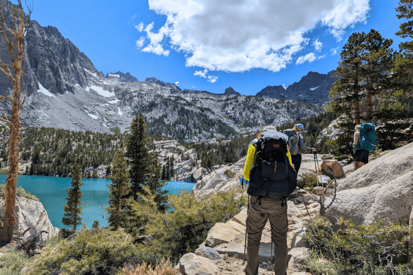 Hiking to Temple Crag