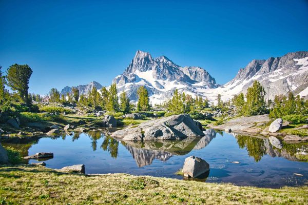 Banner Peak along the John Muir Trail