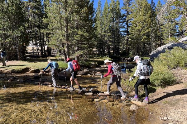 Stream crossings on the approach to Mt. Whitney
