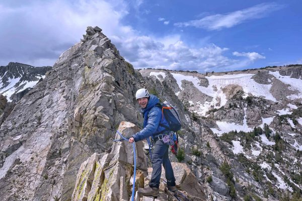 All smiles on Crystal Crag