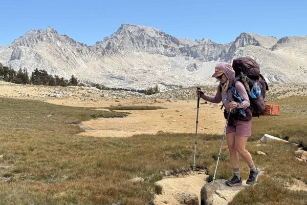 Hiker on the John Muir Trail